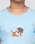 Little M Tiger Strike Print Kaos Anak Laki-laki