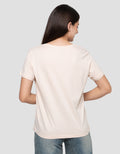CONNEXION KNIT ENZYME BASIC KAOS LENGAN PENDEK WANITA