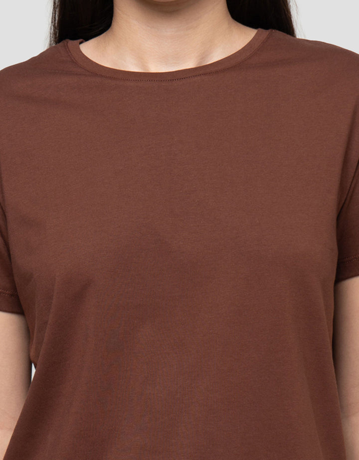 CONNEXION KNIT ENZYME BASIC KAOS LENGAN PENDEK WANITA