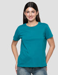 CONNEXION KNIT ENZYME BASIC KAOS LENGAN PENDEK WANITA