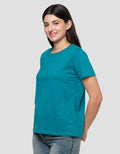 CONNEXION KNIT ENZYME BASIC KAOS LENGAN PENDEK WANITA