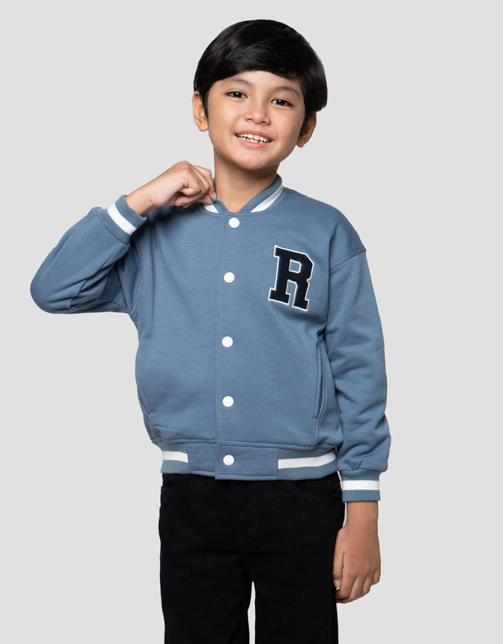 Little M Fleece Jaket Bomber Anak Laki-laki