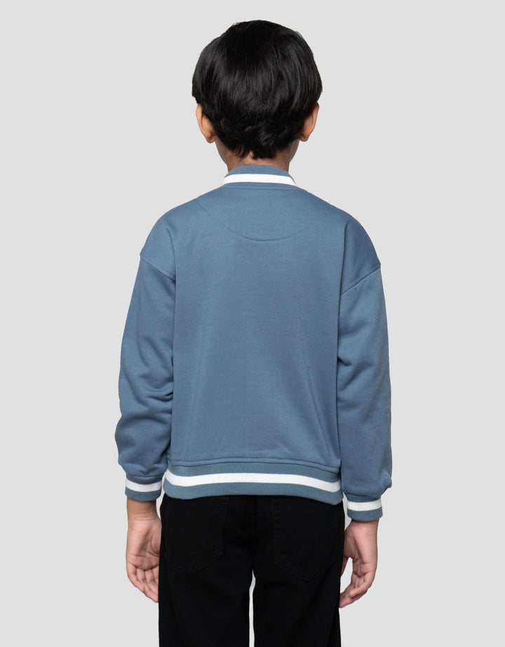 Little M Fleece Jaket Bomber Anak Laki-laki