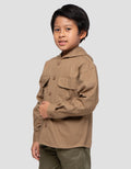 Little M Twill Kantong Jaket Hoody Anak Laki-laki