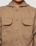 Little M Twill Kantong Jaket Hoody Anak Laki-laki