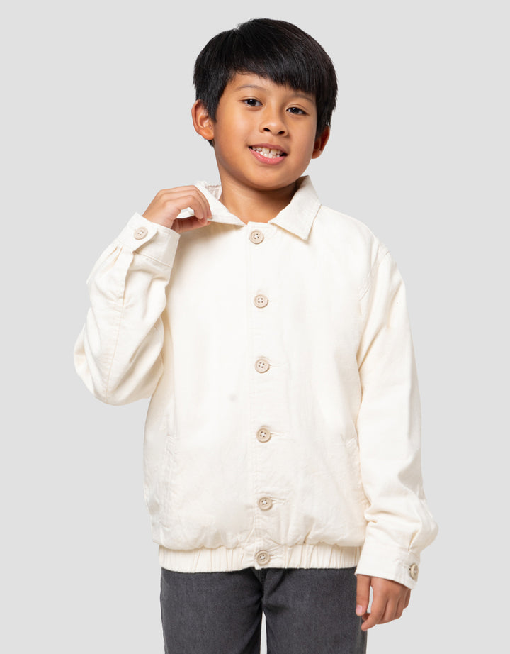 Little M Wvn Slub Kerah Jaket Anak Laki-laki
