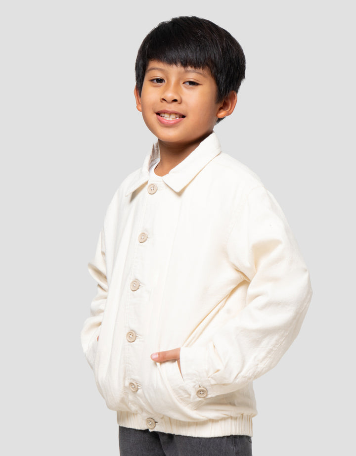 Little M Wvn Slub Kerah Jaket Anak Laki-laki