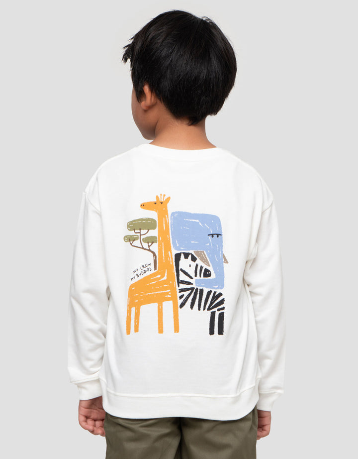 Little M Safari Animal Sweater Oversize Anak Laki-laki