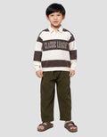 Little M Krah Bear Stripe Sweater Ovesize Anak Laki-Laki