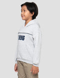Little M Fleece Bordir Sweater Hoodie Anak Laki-laki