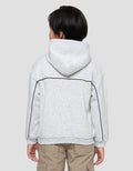 Little M Fleece Bordir Sweater Hoodie Anak Laki-laki