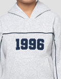 Little M Fleece Bordir Sweater Hoodie Anak Laki-laki