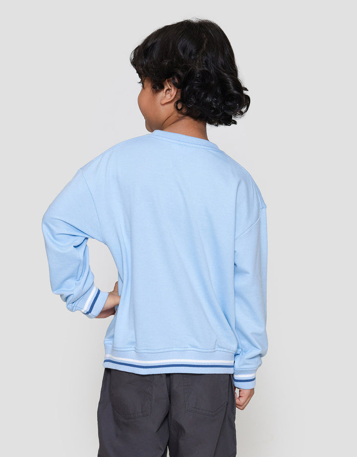 Little M Cut Sewn Tokyo Rib Sweater Anak Laki-laki