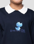 Little M Kerah Number Sweater Anak Laki-laki