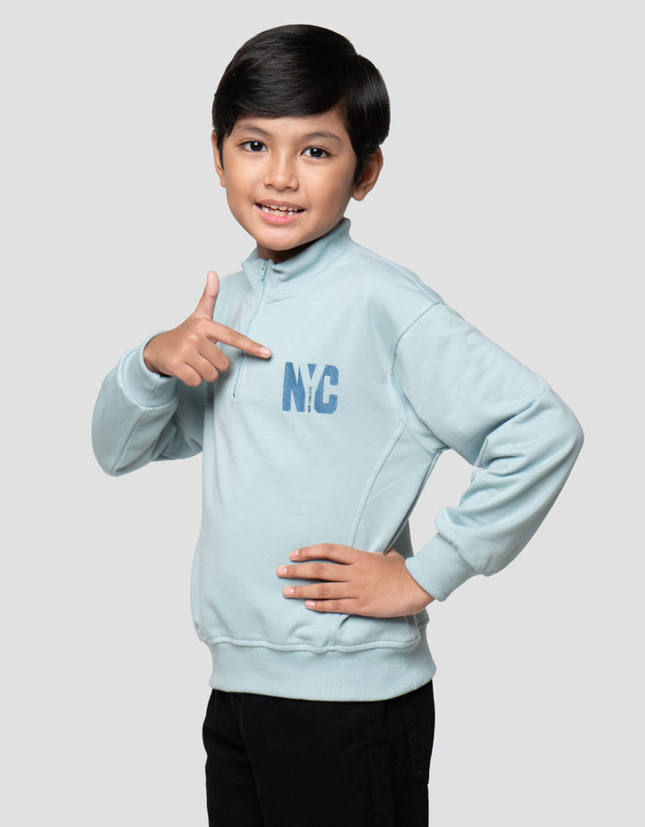 Little M Res Cut Sewn Sweater Anak Laki-laki