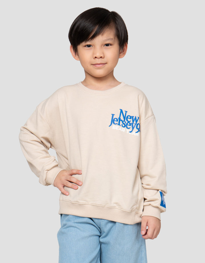 Little M Ov Bear New Jersey Sweater Anak Laki-laki
