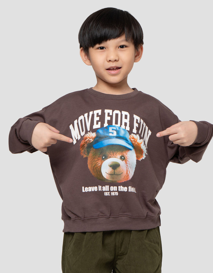 Little M Move For Fun Sweater Oversize Anak Laki-Laki