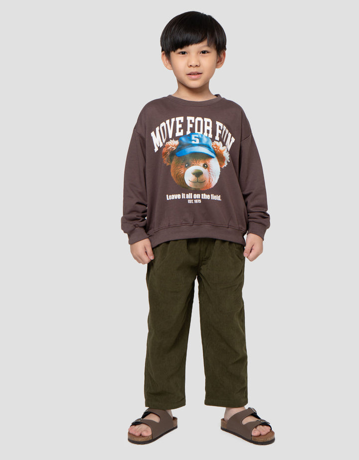 Little M Move For Fun Sweater Oversize Anak Laki-Laki