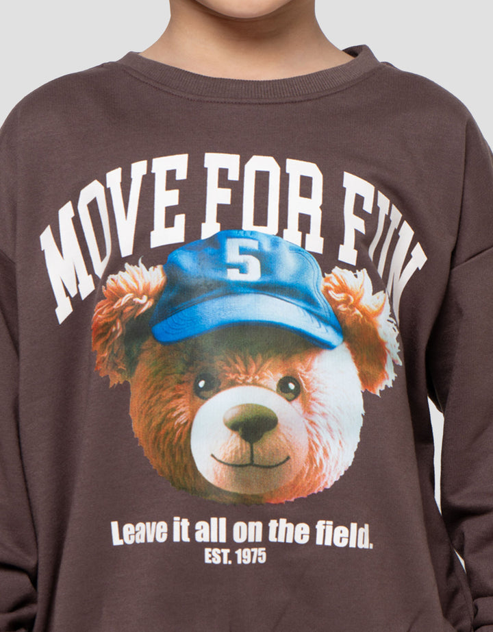 Little M Move For Fun Sweater Oversize Anak Laki-Laki