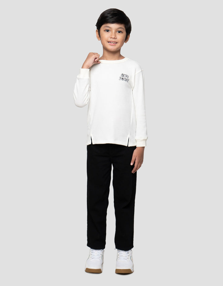 Little M Tex Awesome Sweater Oversize Anak Laki-laki