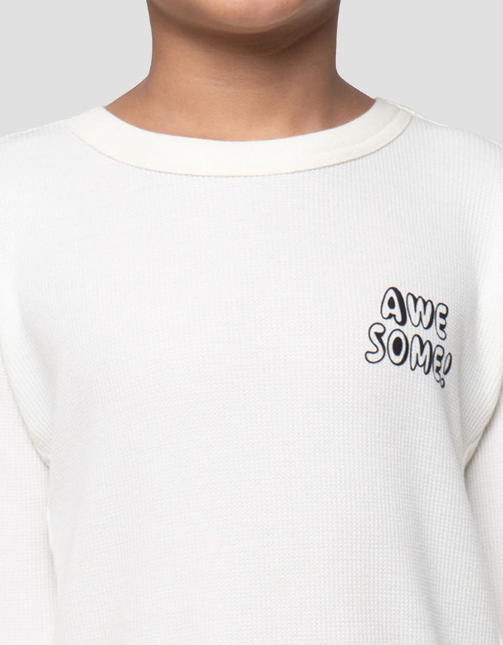 Little M Tex Awesome Sweater Oversize Anak Laki-laki