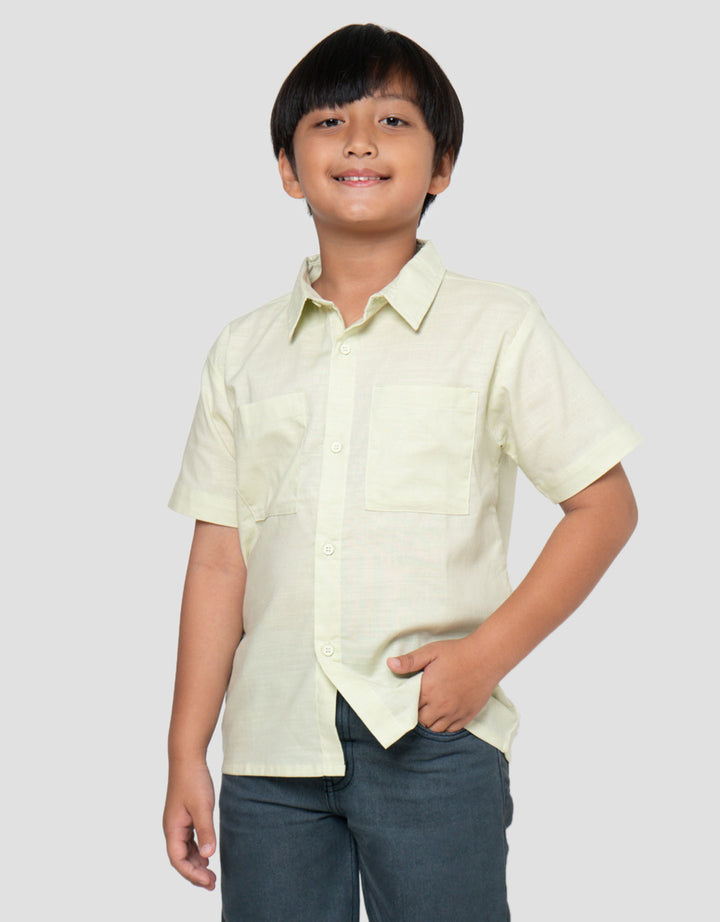 Little M Santai Ktg Dua Kemeja Anak Laki-laki