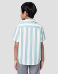 Little M Salur Besar Ripple Kemeja Anak Laki-laki