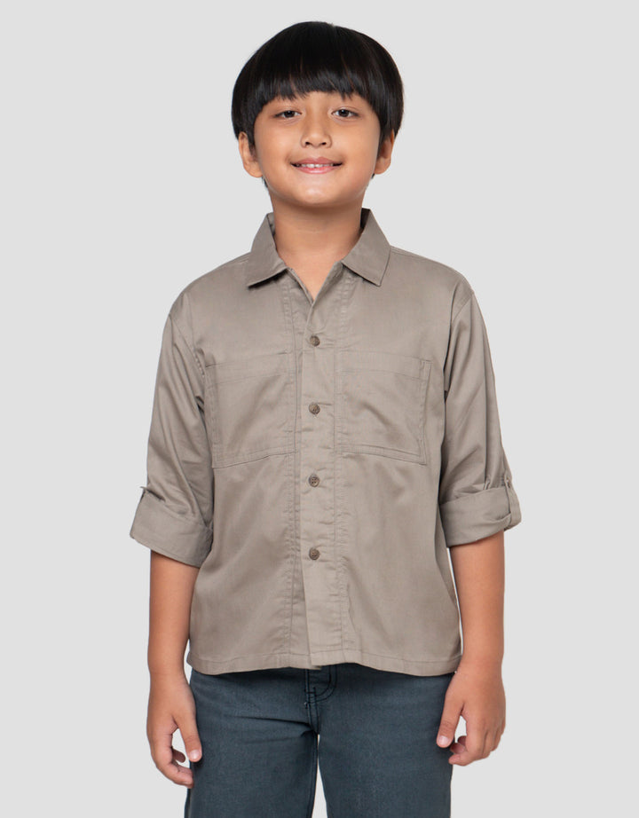 Little M Safari Kantong Kemeja Anak Laki-Laki