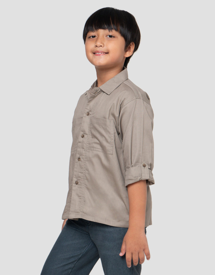 Little M Safari Kantong Kemeja Anak Laki-Laki