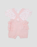 Little M 2Pc With Polkadots Jumpsuit Overall Bayi