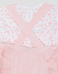 Little M 2Pc With Polkadots Jumpsuit Overall Bayi
