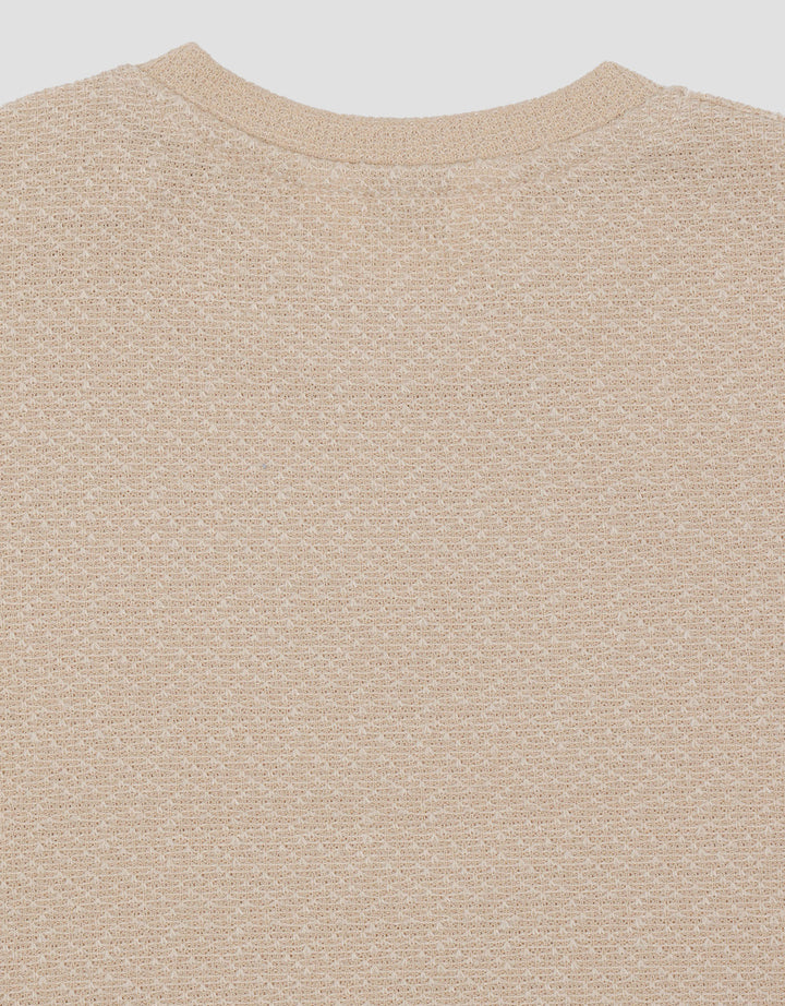 Little M Textured Drop Shoulder Kaos Bayi