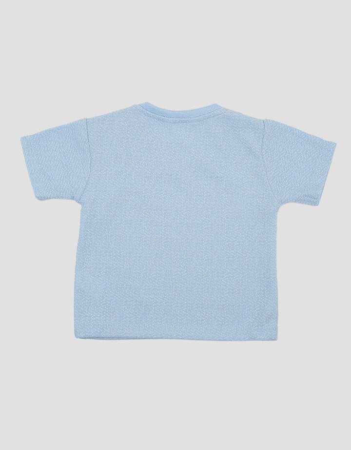 Little M Textured Drop Shoulder Kaos Bayi