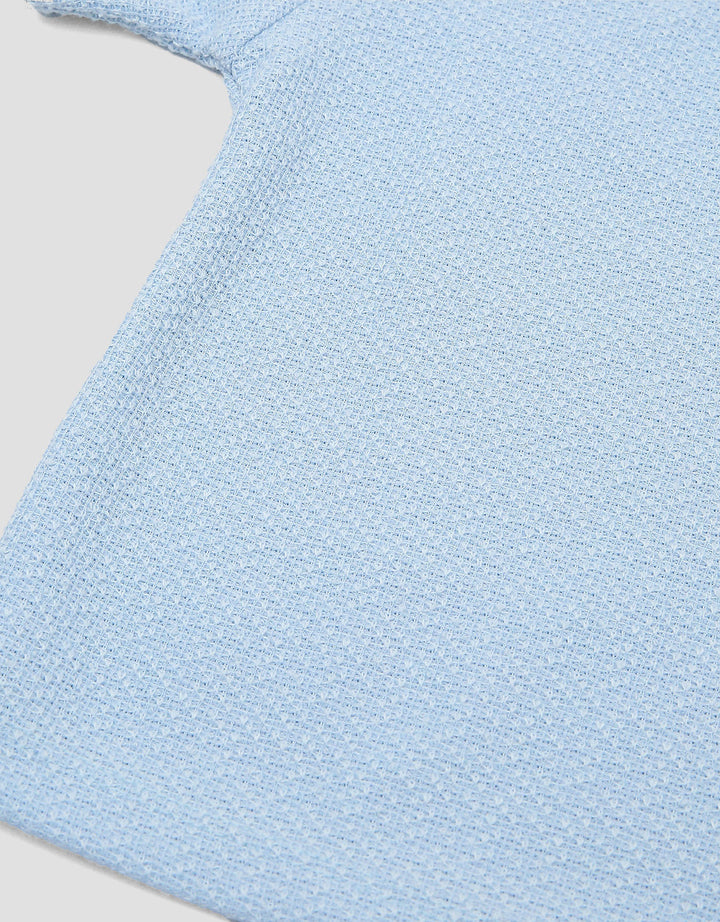 Little M Textured Drop Shoulder Kaos Bayi