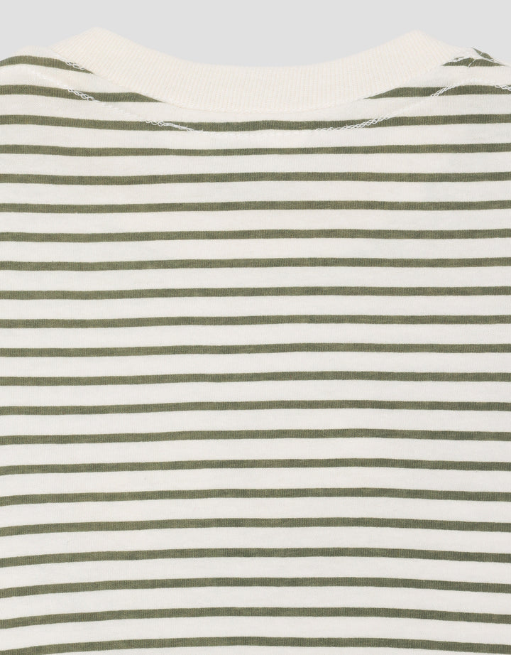 Little M Print Salur Bear Kaos Bayi