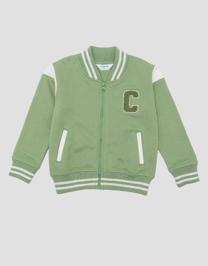 Little M Bomber Logo C Jaket Bayi