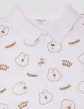 Little M Woven Fullprint Bear Setelan Bayi