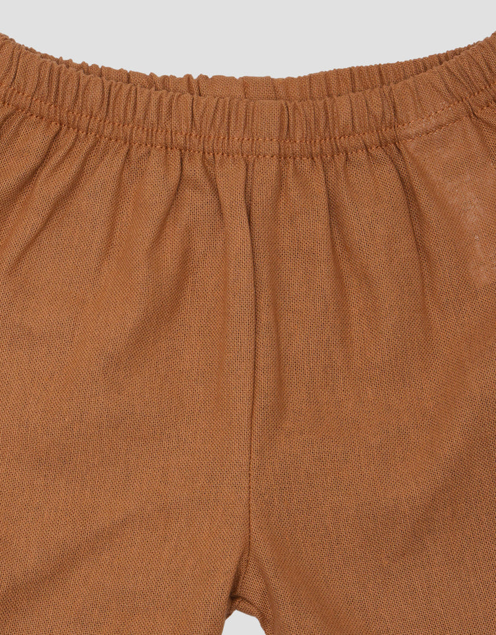 Little M Woven Fullprint Bear Setelan Bayi