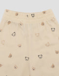 Little M Kerah Fullprint Bear Setelan Piyama Anak Laki-laki