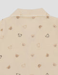 Little M Kerah Fullprint Bear Setelan Piyama Anak Laki-laki