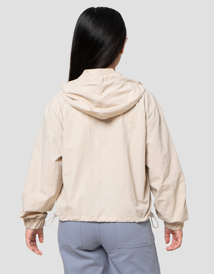 Nevada Woven Parasut Hoodie Jaket Anak Perempuan
