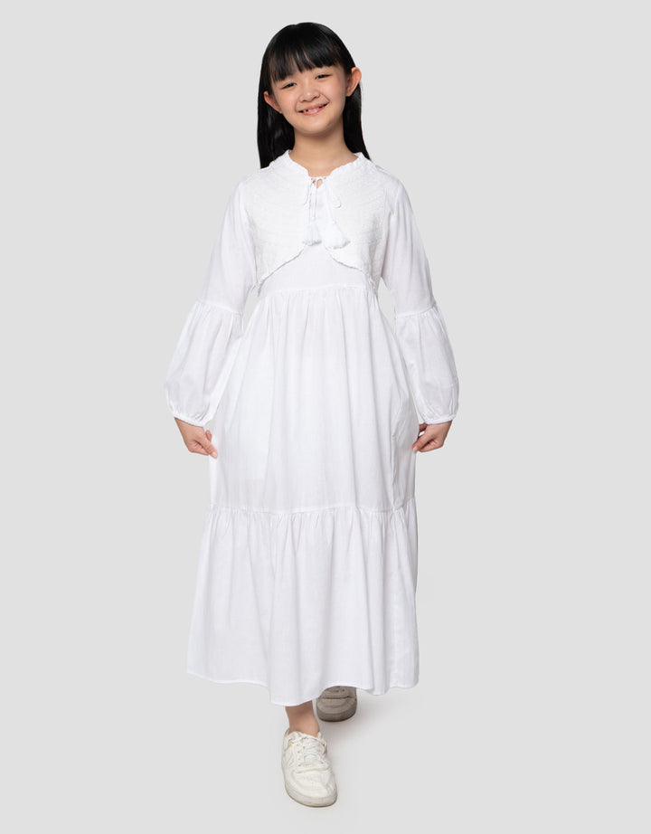 Nevada Bordir Dada Tassel Maxi Dress Anak Perempuan