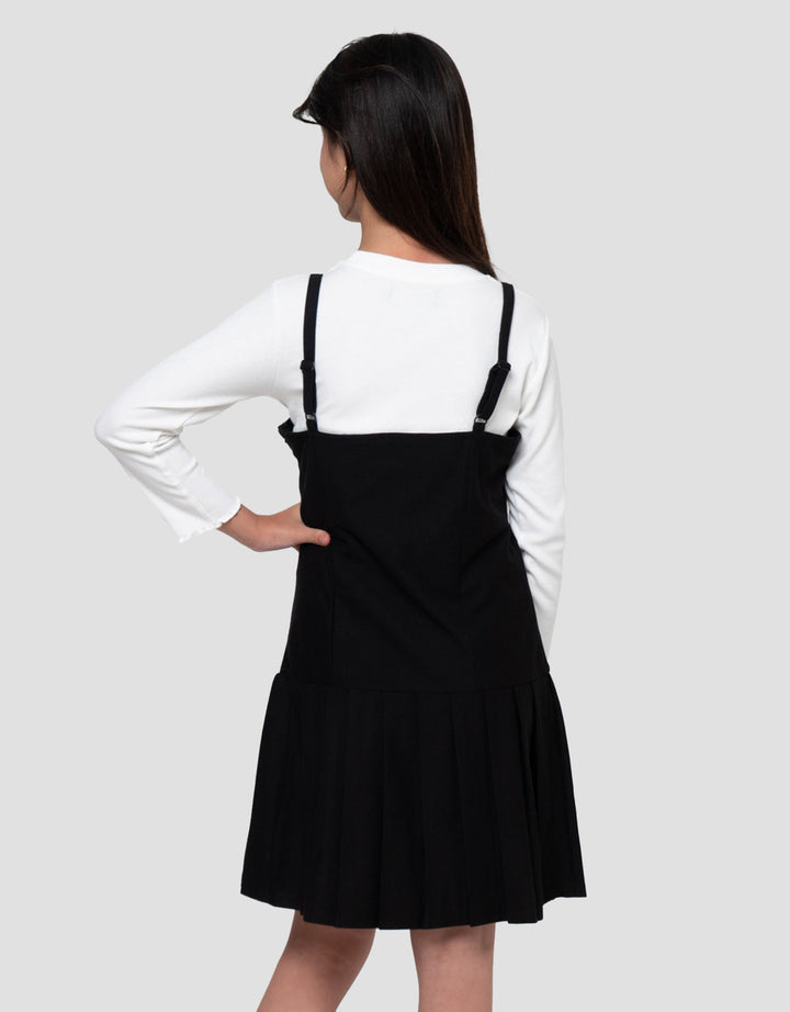 Nevada Overall 2 Pcs Midi Dress Anak Perempuan