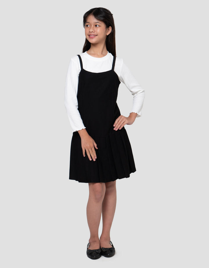 Nevada Overall 2 Pcs Midi Dress Anak Perempuan
