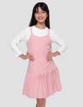 Nevada Overall 2 Pcs Midi Dress Anak Perempuan