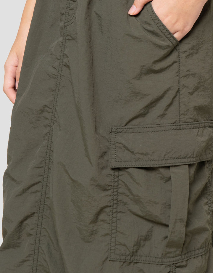 Nevada Parachute Paperbag Waist Rok Maxi Anak Perempuan