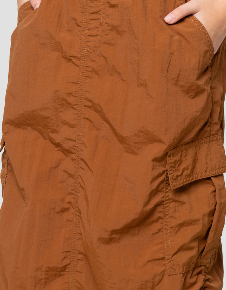 Nevada Parachute Paperbag Waist Rok Maxi Anak Perempuan