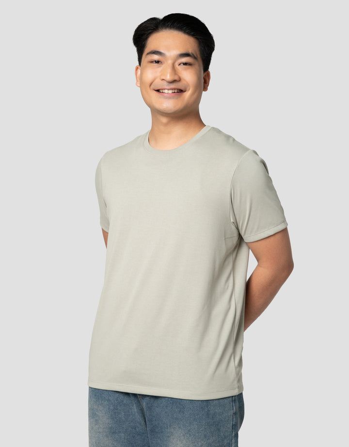 SUKO ROUND NECK SUPIMA KATUN KERAH BULAT LENGAN KAOS PRIA