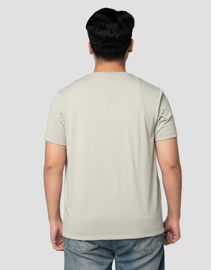 Suko Supima Katun Kerah Bulat Lengan Pendek Kaos Pria