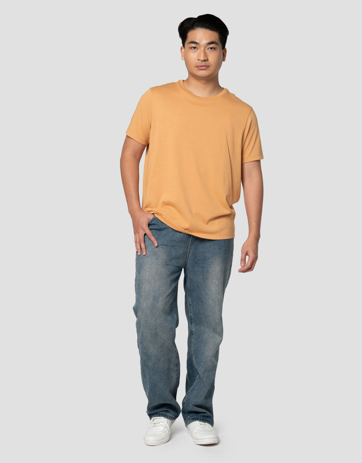 SUKO ROUND NECK SUPIMA KATUN KERAH BULAT LENGAN KAOS PRIA